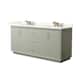 Option Light Green / Giotto Quartz Top / Satin Bronze