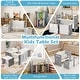 preview thumbnail 10 of 18, Gymax Kids Table & Chair Set 3-Piese Toddler Set w/2 Stools & Activity