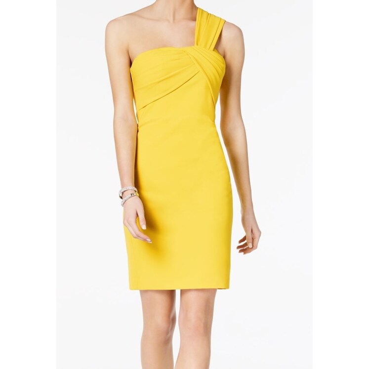 yellow vince camuto dress