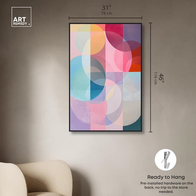 Oneiric Circles IV Canvas by Art Remedy