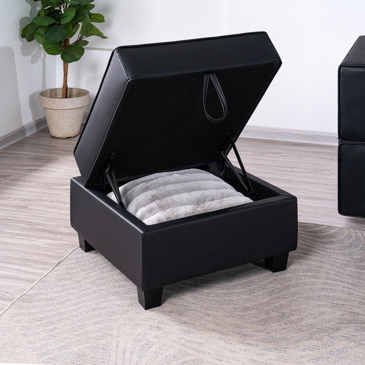 DIY Modular Sleeper Sectional Sofa Collection Convertible Sofa Couches with Storage Seats - Suitable for Living Room