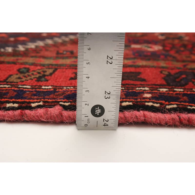 ECARPETGALLERY Hand-knotted Andelz Red Wool Rug - 3'8 x 7'1