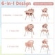 preview thumbnail 27 of 42, Babyjoy 4 in 1 Baby High Chair Convertible Toddler Table Chair Set - See Details
