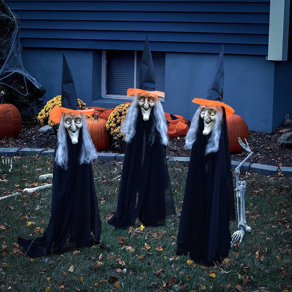 3 Pcs Halloween Wicked Witch Decorations Outdoor Party