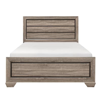 Valli Natural Panel Bed
