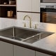 preview thumbnail 6 of 15, Widespread High-Arch Bathroom Faucet