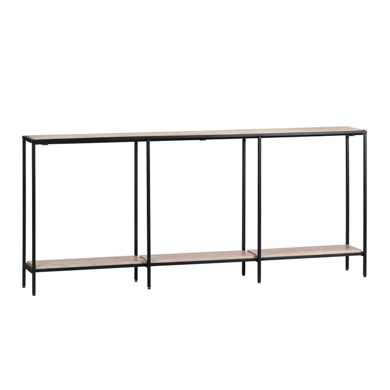 70 in. Brown Travertine Accent_Console_Sofa Table