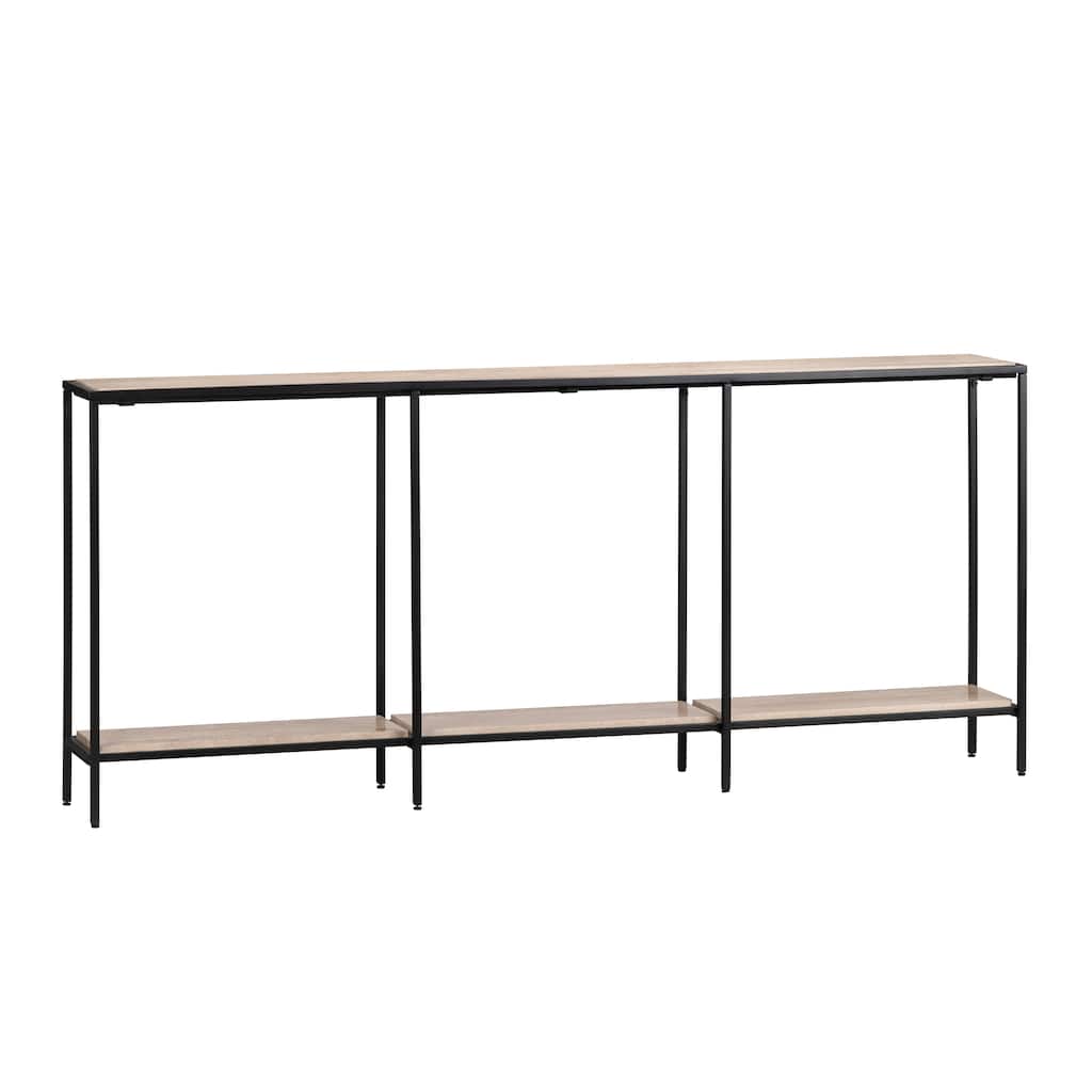 70 in. Brown Travertine Accent_Console_Sofa Table