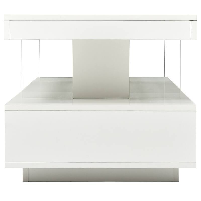 LED Coffee Table with Storage