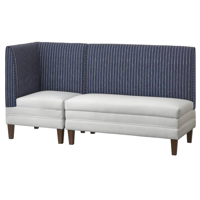 Lifestorey Phillips 2-Piece Upholstered Bench Set
