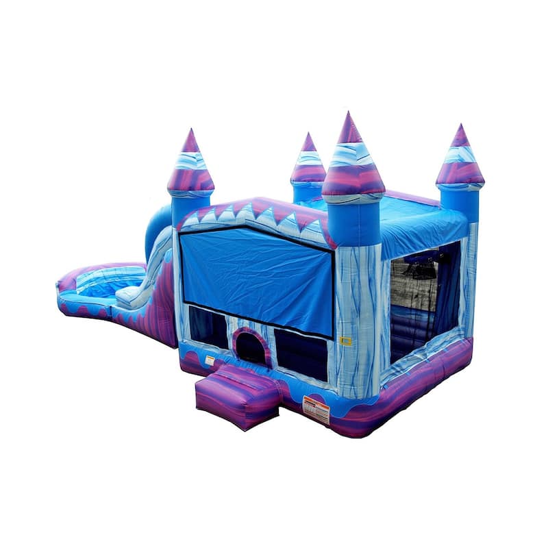 JumpOrange Fantastic Commercial Grade Bounce House Water Slide with Detachable Pool for Kids & Adults (with Air Blower)