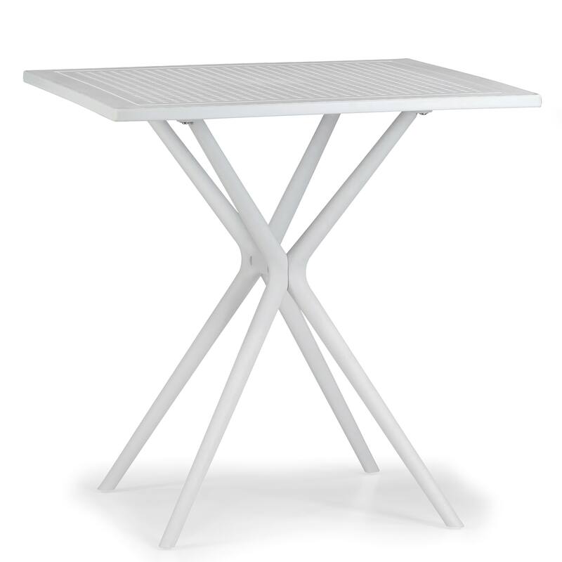 Belen Basma Black White Outdoor Dining 2 Seats Set