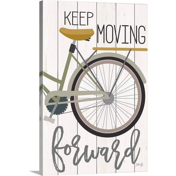 Marla Rae Solid-Faced Canvas Print entitled Keep Moving Forward