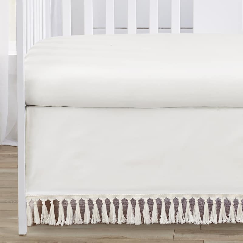 Sweet Jojo Designs 6p Crib Bedding +BreathableBaby Breathable Mesh Liner Ivory Boho Chic Boy Girl Gender Neutral