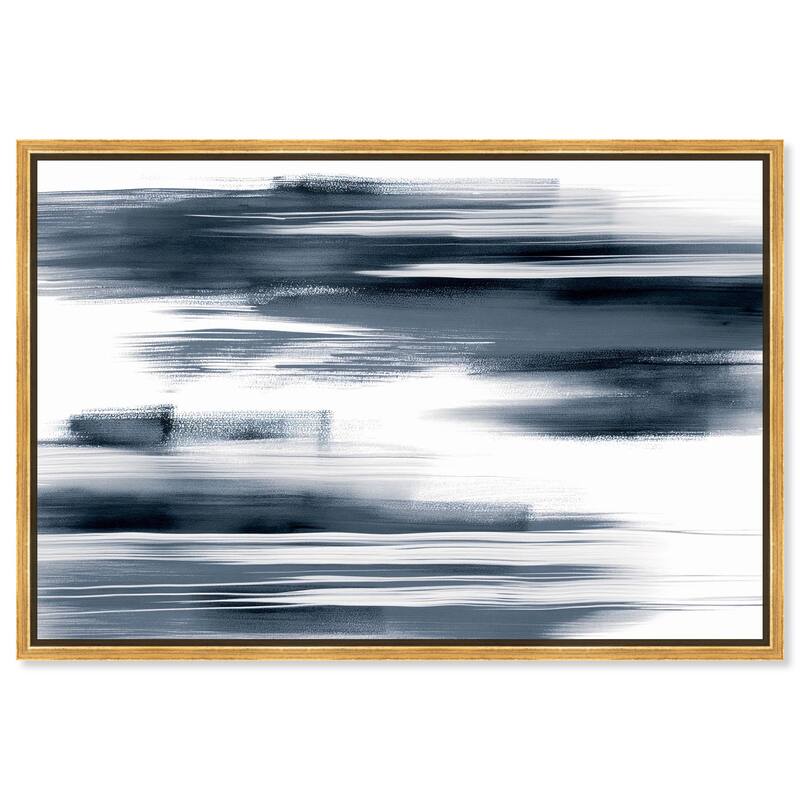Blue Mirage II Canvas by Art Remedy - Gold - 45" x 30"