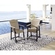 preview thumbnail 6 of 5, Signature Design by Ashley Fairen Trail Black/Driftwood 3-Piece Outdoor Dining Package - 42"W x 42"D x 37"H