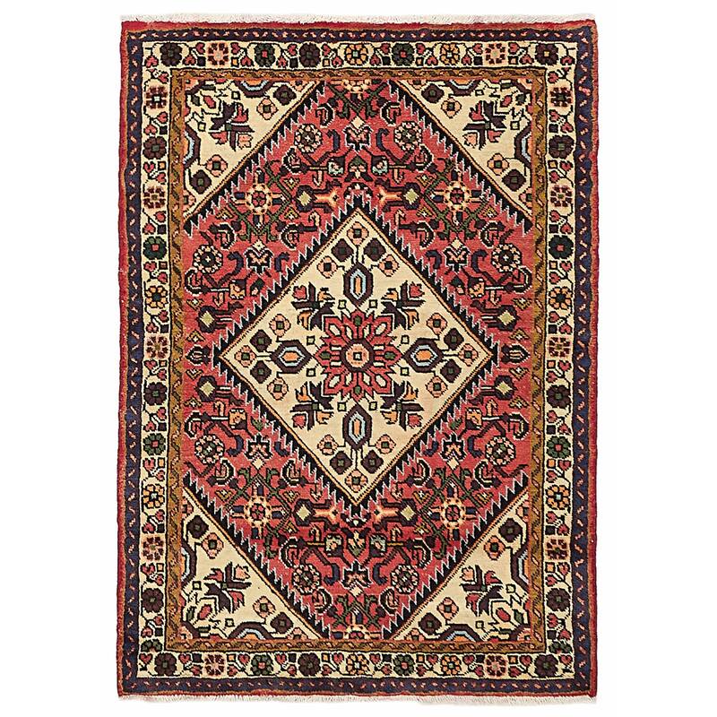 ECARPETGALLERY Hand-knotted Andelz Dark Copper Wool Rug - 3'3 x 4'7