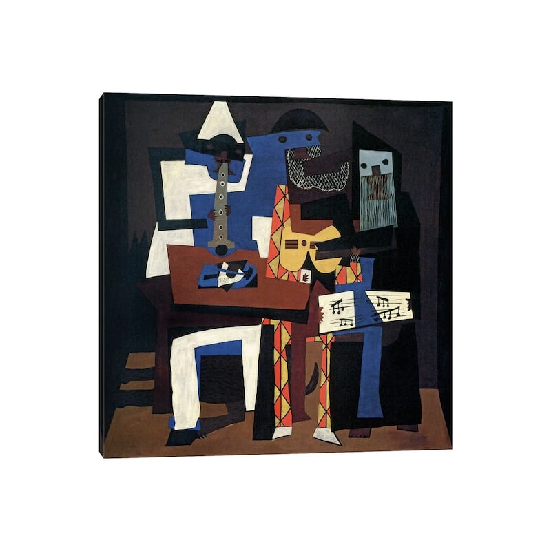 iCanvas "Three Musicians" by Pablo Picasso Canvas Print