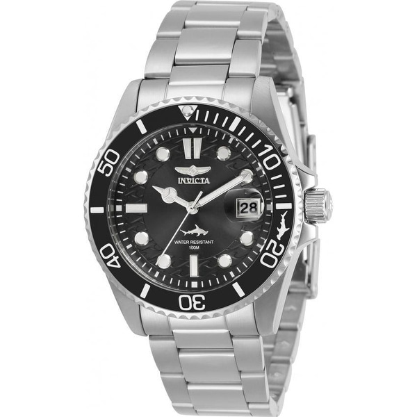 Invicta Women's 30479 'Pro Diver' Stainless Steel Stainless Steel Watch - Black. Opens flyout.