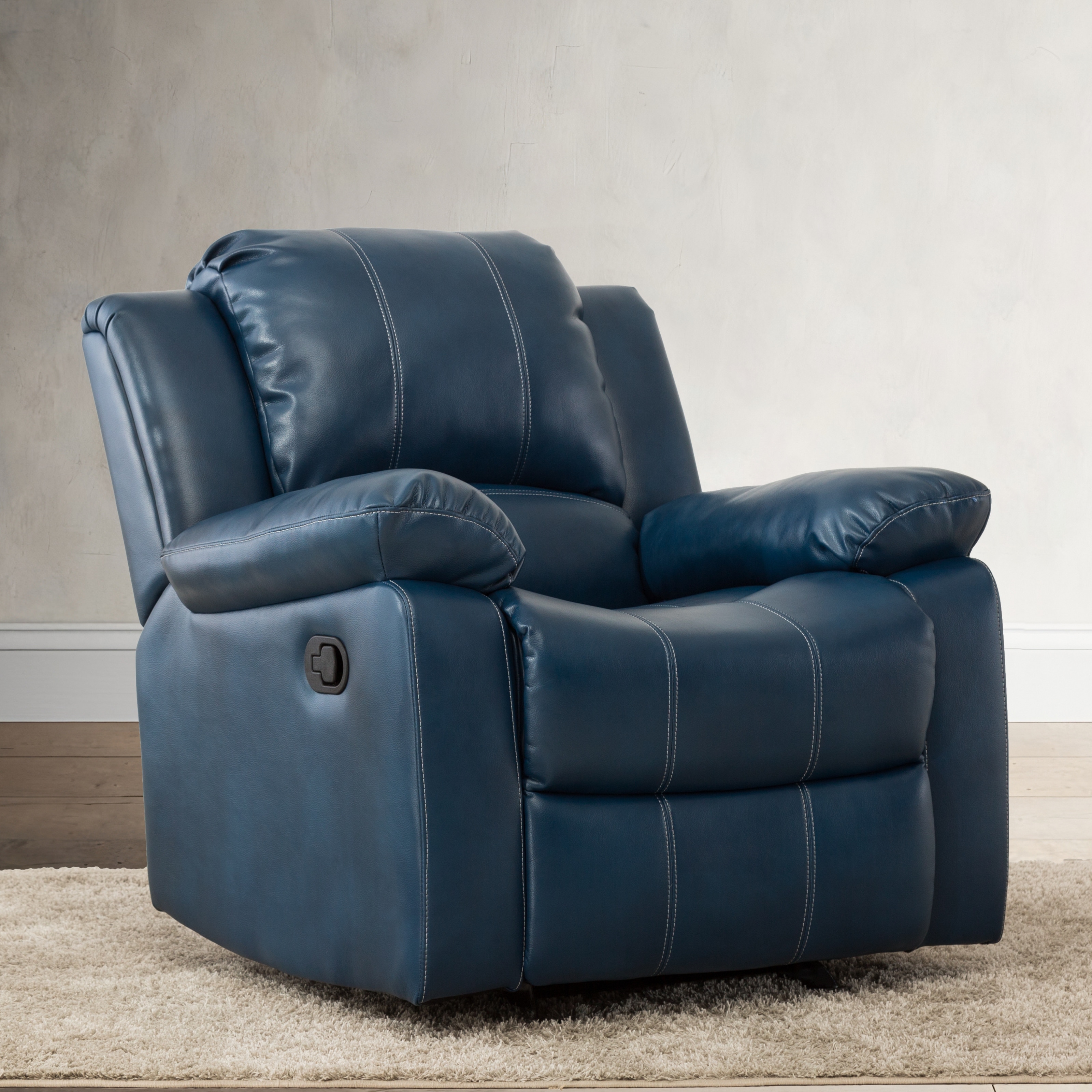 Navy blue shop theater seating