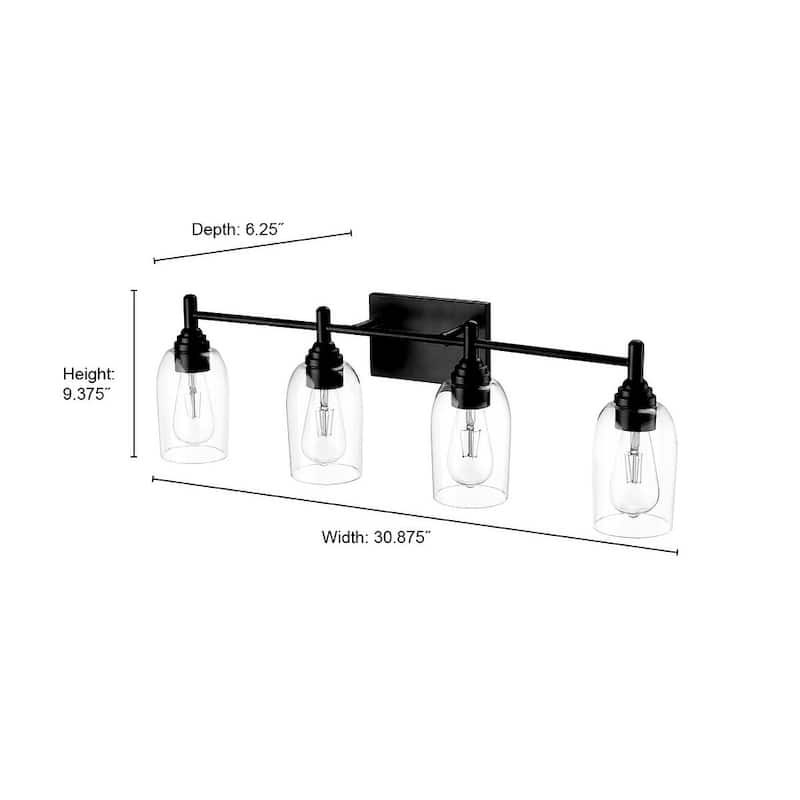 Millennium Lighting Arlett 4 Light 31" Wide Bathroom Vanity Light with