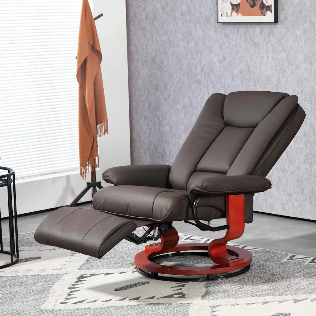 Modern RV Swivel Recliner Chair with Footrest for Living Room