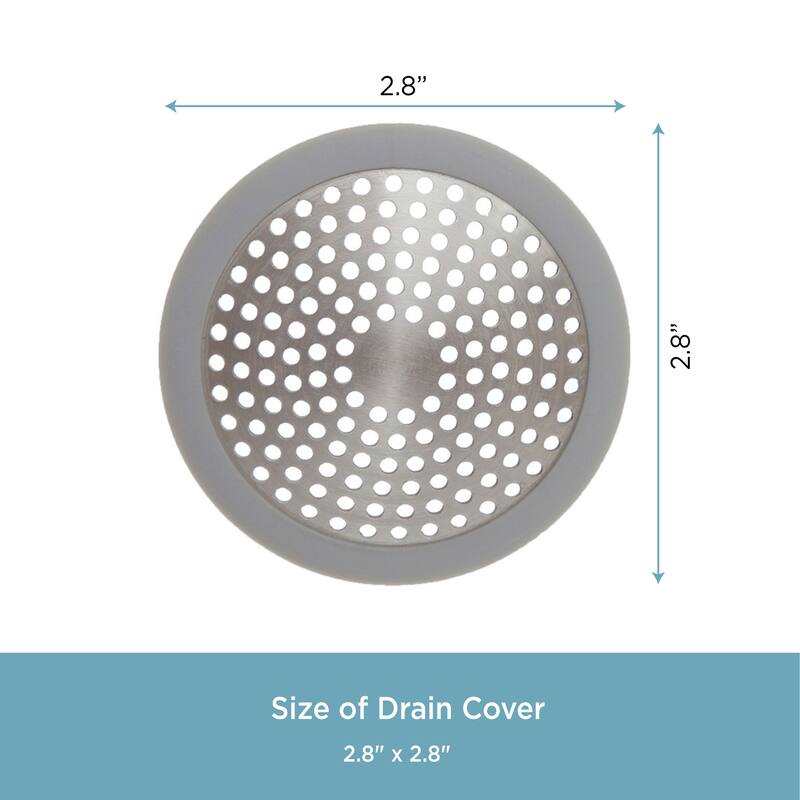 Kenney Rust-Proof Bathtub and Shower Drain Cover, 2.8" Diameter