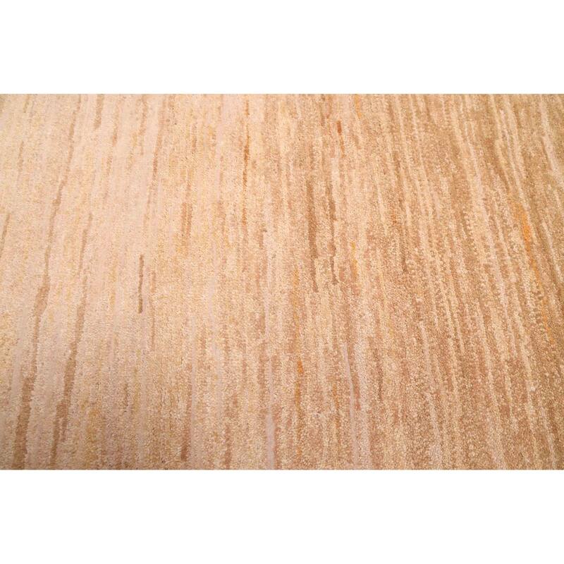 ECARPETGALLERY Hand-knotted Opulence Beige Wool Rug - 5'11 x 9'1