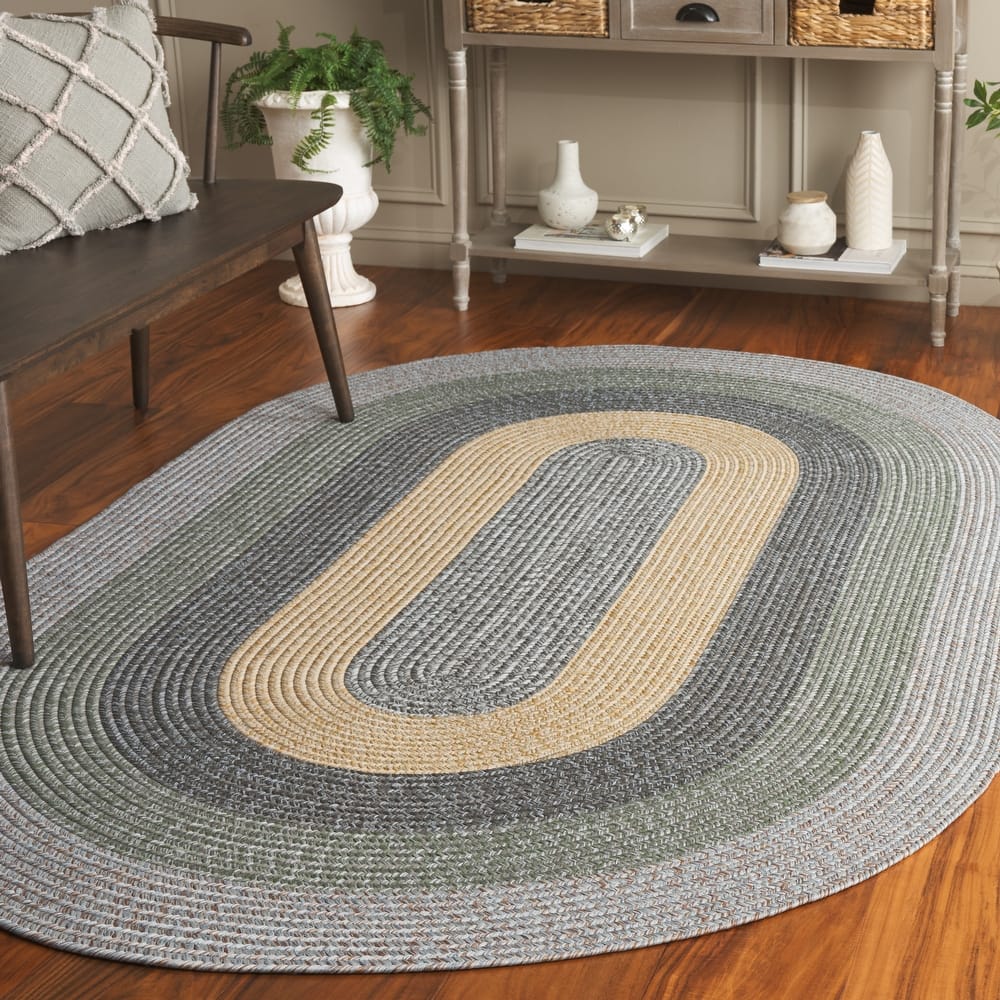SAFAVIEH Handmade Braided Ecenur Indoor/Outdoor Machine Washable Rug