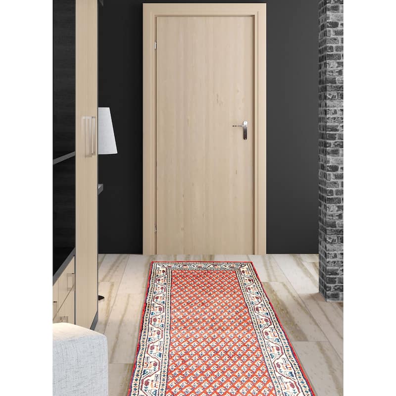 ECARPETGALLERY Hand-knotted Andelz Copper Wool Rug - 2'4 x 6'8