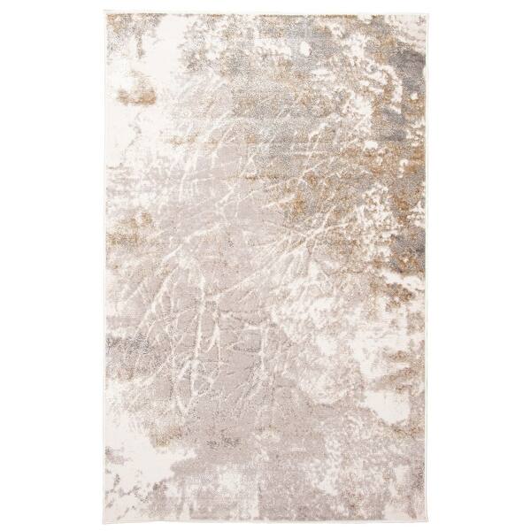 slide 2 of 9, ECARPETGALLERY Machine Woven Storm Ivory Area Rug Ivory - 8' x 10' - Rectangle