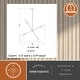 preview thumbnail 6 of 9, Vaxcel Lighting H0301 10 Light 35" Wide Sputnik Chandelier