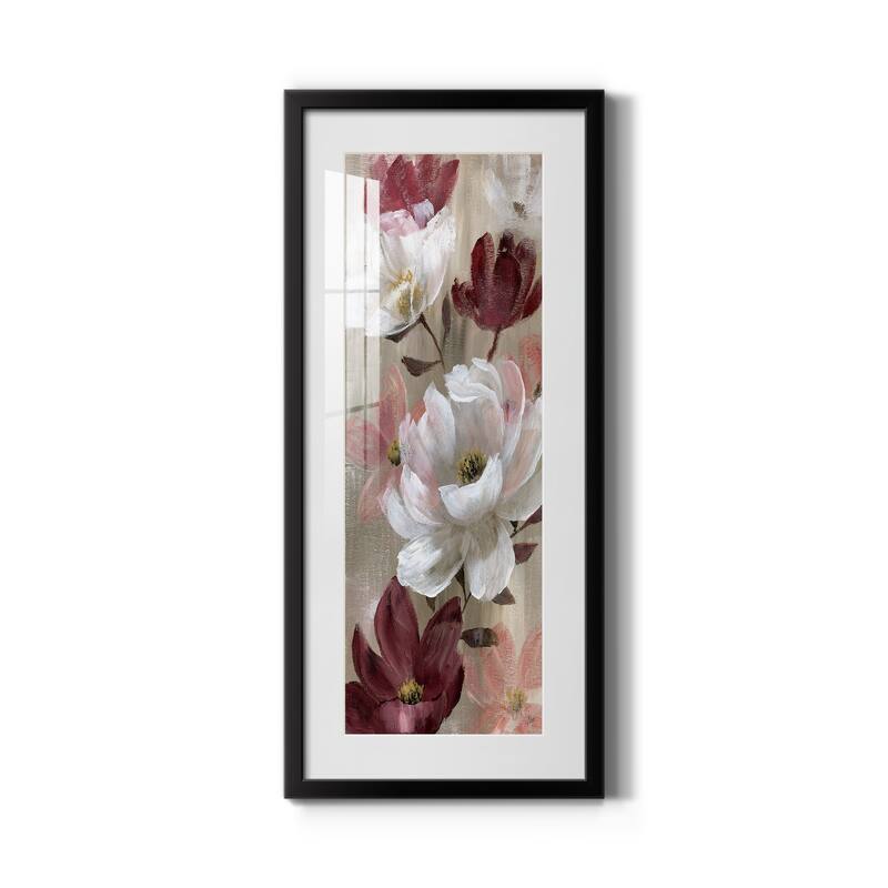 Fields of Burgundy Blush II-Premium Gallery Framed Print