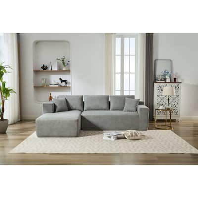 Homey Relaxation Sectional Sofa With Storage Space For Living Room