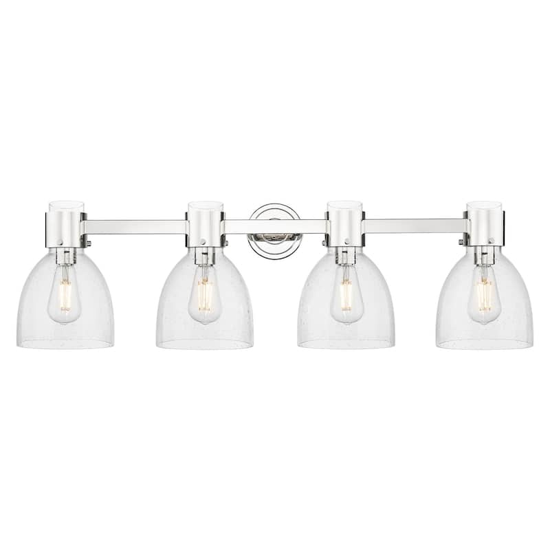 Innovations Lighting 464-4W-G464D-7SDY Lawton Bell 4 Light 34" Wide - Polished Nickel