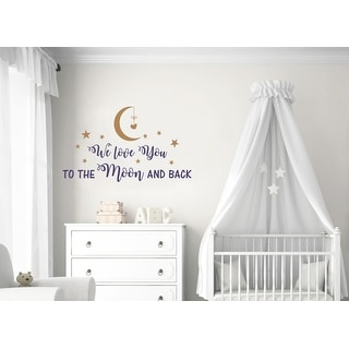 We Love You to the Moon and Back Wall Decal - Bed Bath & Beyond - 34534523