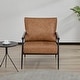preview thumbnail 10 of 50, Artdeco Home Parker Accent Chair Light Brown