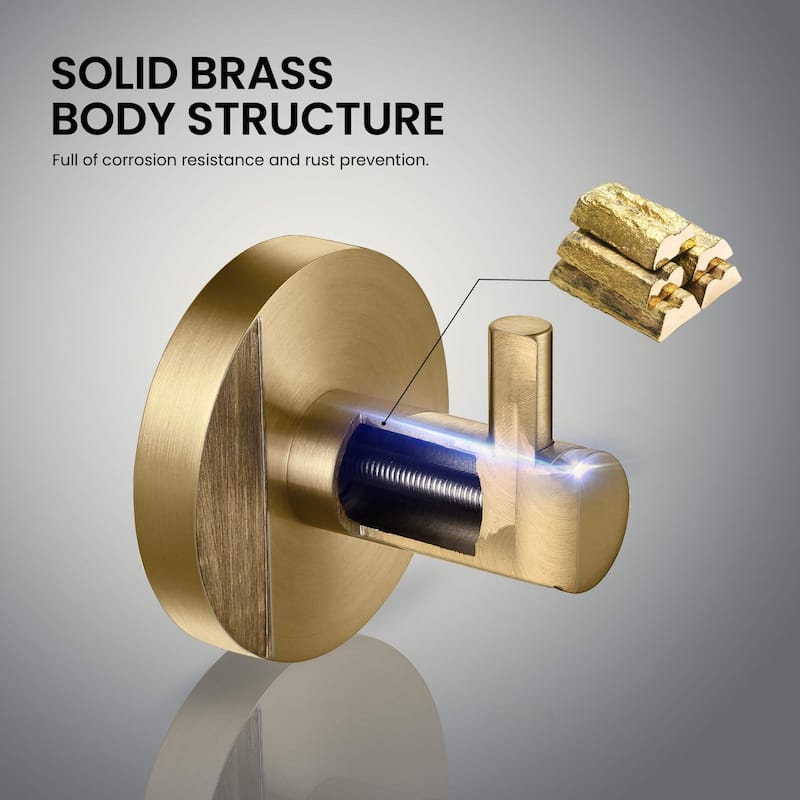 Circular Bathroom Towel and Robe Hook