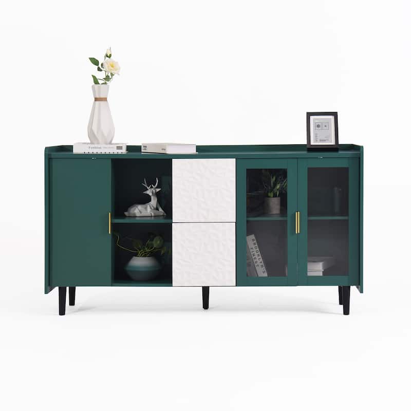 Kitchen Pantry Coffee Bar Storage Cabinet