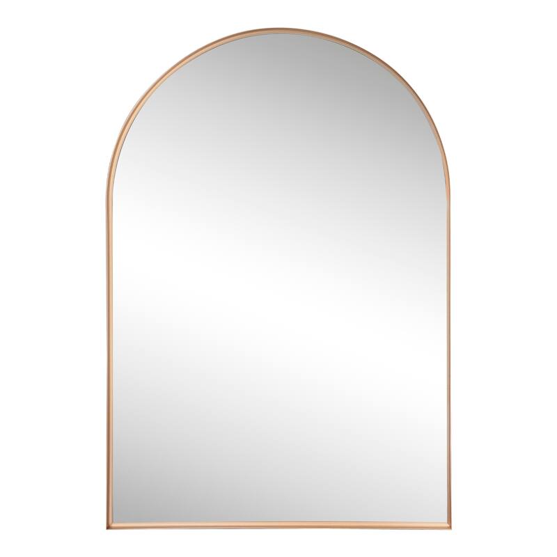 JONATHAN Y Elodie Arched Metal Framed Wall Mounted Mirror