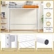 preview thumbnail 10 of 28, Costway Twin Size Loft Bed Heavy Duty Metal Loft Bed Frame with Safety