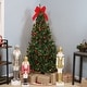 preview thumbnail 14 of 24, Sunnydaze Unlit Artificial Tannenbaum Christmas Tree - Green