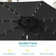 preview thumbnail 46 of 57, BONOSUKI LED Patio 9Ft Market Umbrella,Outside Deck Table Umbrella