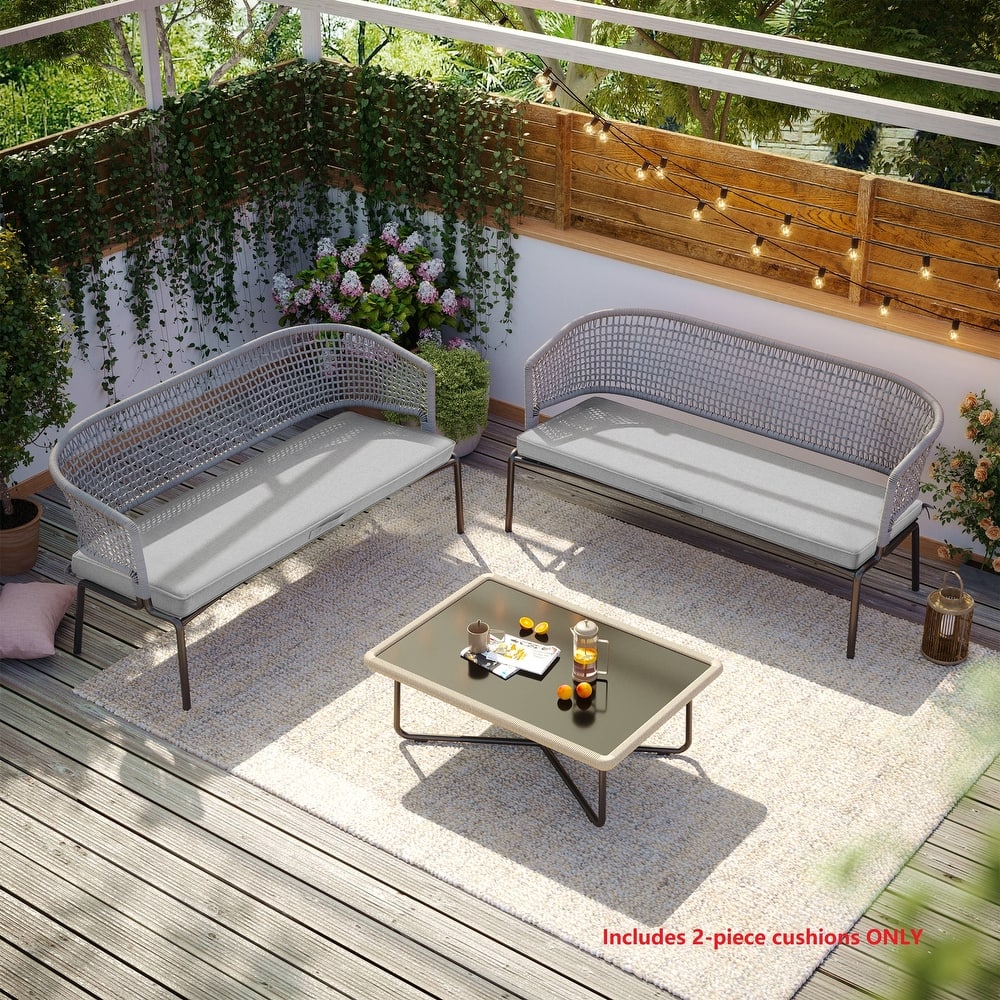 Outdoor Settee Bench Seat Cushion Patio Swing Cushion Loveseat Cushion