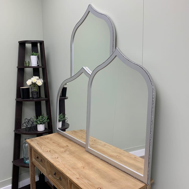 Van Buren Framed Vanity Mirror - Teardrop Cathedral - 24.4x32.4