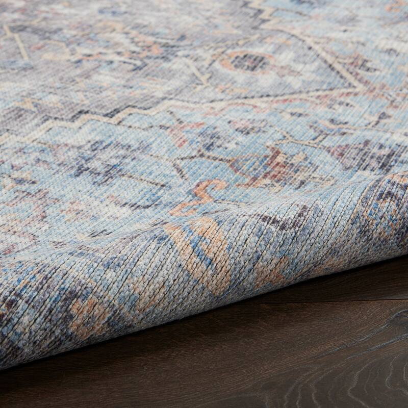 57 Grand by Nicole Curtis Vintage Medallion Machine Washable Area Rug
