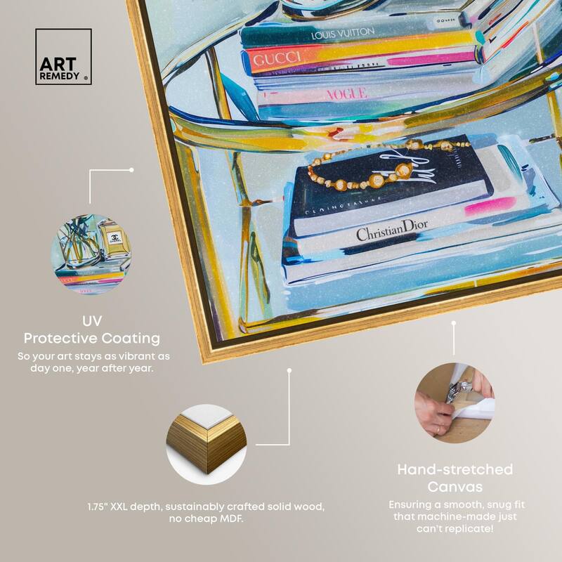 Glass Stand Glam Canvas by Art Remedy