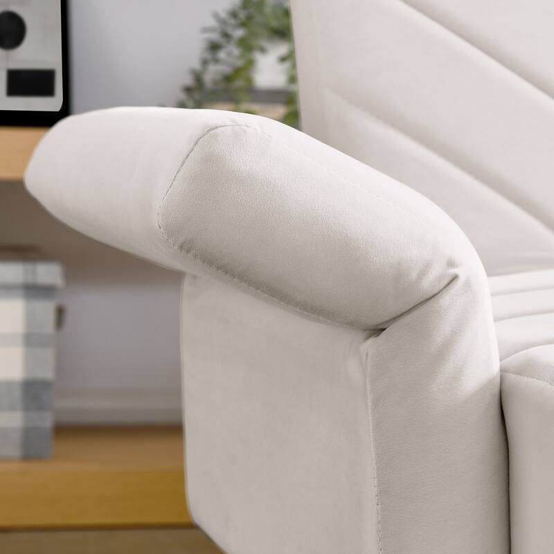 78'' Modern Tufted Velvet Upholstered Convertible Folding Sofa Bed with Adjustable Armrests