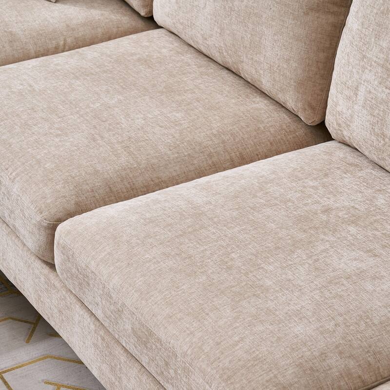 U-Shaped 4-Seat Indoor Modular Sofa