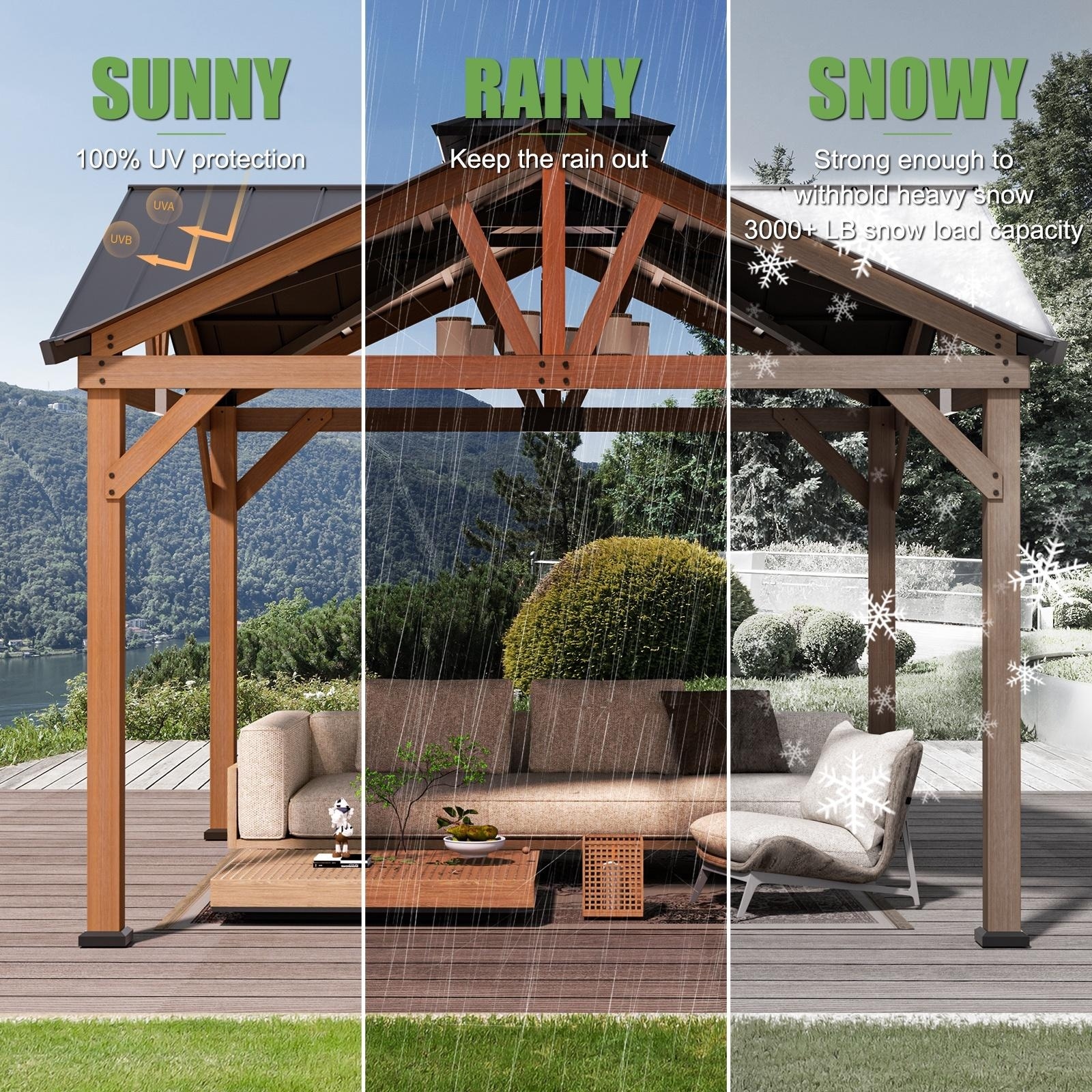 日本最大級 Outdoor with Gazebo Cedar 106000041 Model Products Leisure ジャケット・アウター